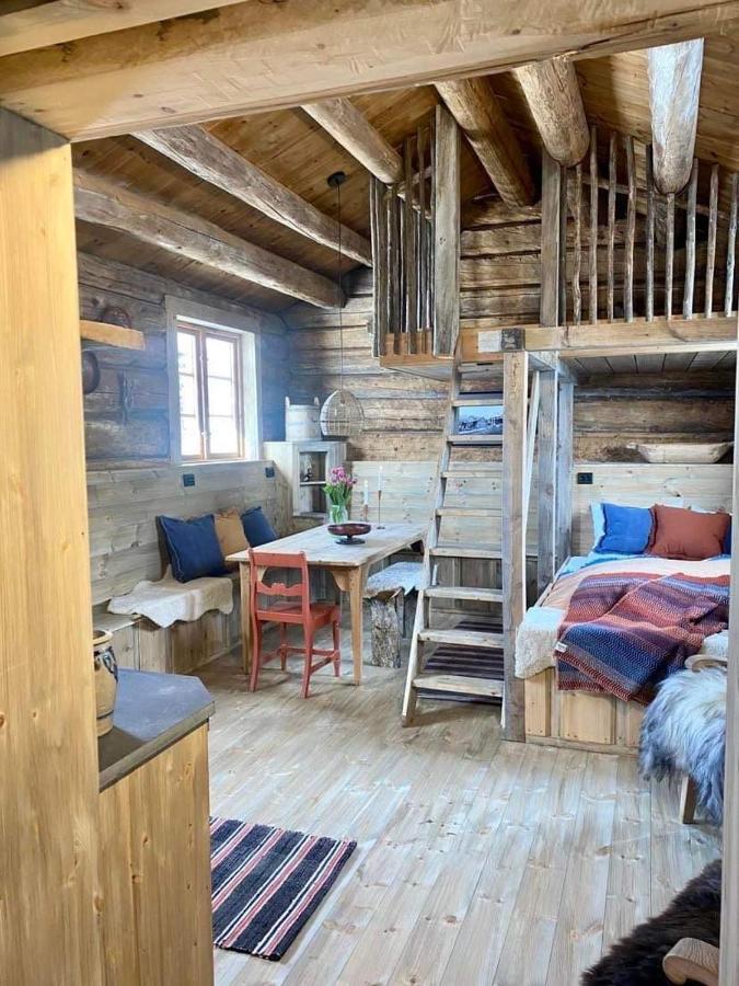 Sauefjoset - Idyllisk Gardstun Fra 1800-Tallet Skjak Bagian luar foto