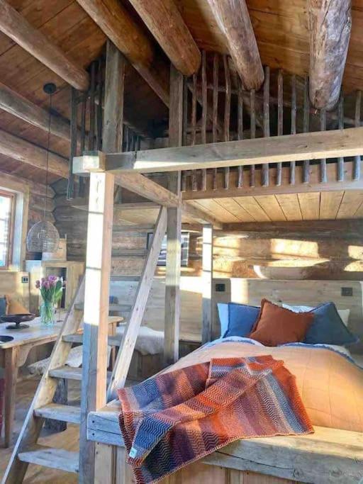 Sauefjoset - Idyllisk Gardstun Fra 1800-Tallet Skjak Bagian luar foto