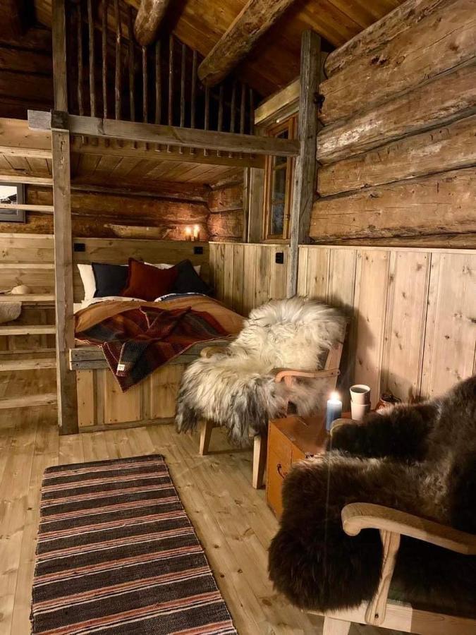 Sauefjoset - Idyllisk Gardstun Fra 1800-Tallet Skjak Bagian luar foto